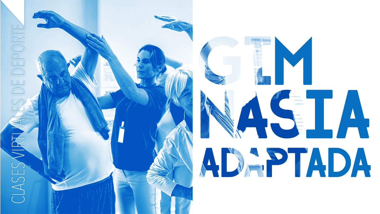 Clase de Gimnasia Adaptada. Adultos mayores